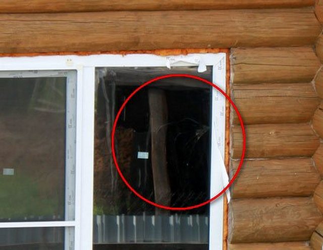 Окна в деревянном доме без окосячки